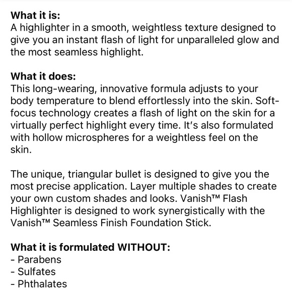 Hourglass Vanish Flash Highlighting stick - Picture 5 of 5